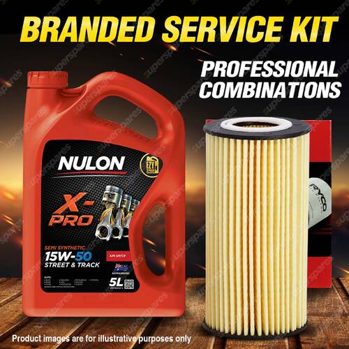 Ryco Oil Filter 5L XPR15W50 Engine Oil Service Kit for Volvo S60 RS59 5cyl