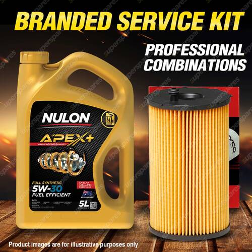 Ryco Oil Filter 5L APX5W30A5 Engine Oil Service Kit for Ford Territory SZ II