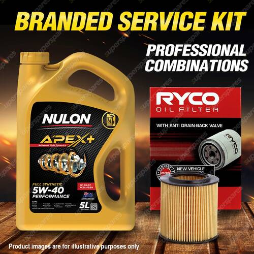 Ryco Oil Filter 5L APX5W40 Engine Oil Service Kit for Bmw Z4 E89 SDRV 20i 2L