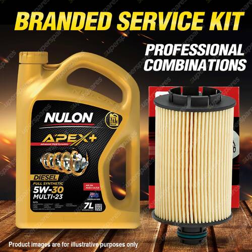 Ryco Oil Filter 7L APX5W30C23 Engine Oil Kit for Holden Captiva CG II Cruze JH