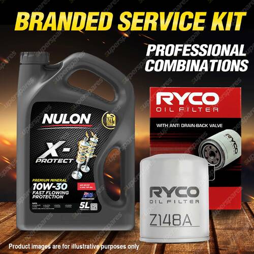 Ryco Oil Filter 5L PRO10W30 Eng. Oil Service Kit for Mazda Rx2 Rx4 Rx5 Rx7 R100