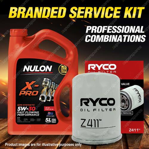 Ryco Oil Filter 5L XPR5W30 Engine Oil Service for Honda Civic Odyssey