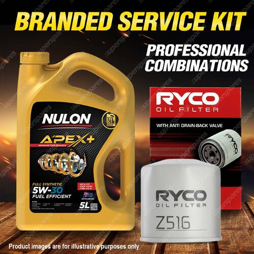 Ryco Oil Filter 5L APX5W30A5 Engine Oil Kit for Ford Cougar SW SX V6 Mondeo