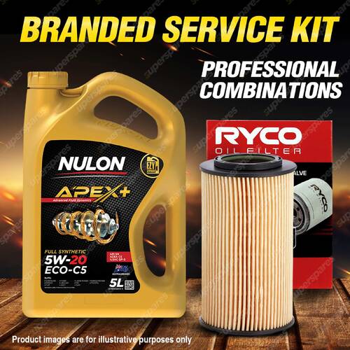 Ryco Oil Filter 5L APX5W20C5 Engine Oil Service Kit for Kia Grand Carnival