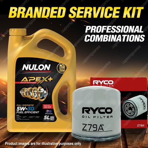 Ryco Oil Filter Nulon 5L APX5W30A5 Engine Oil Kit for Kia Optima Pro_Cee'D