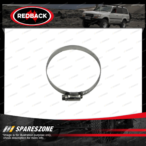 Redback Worm Drive Hose Clamp - Inside Diameter 27mm 1-1/8" - 51mm 2"