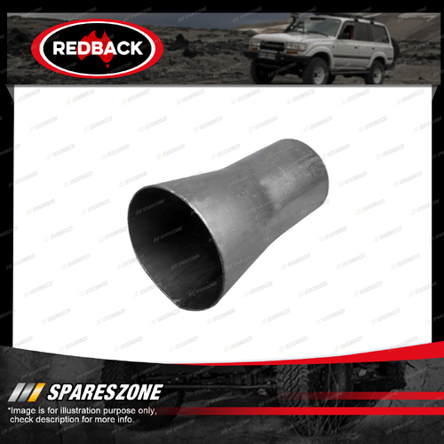 1 piece of Redback Reducing Cone 63mm 2-1/2" - 89mm 3-1/2" Mild Steel