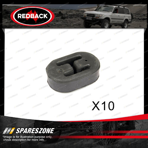 10 pcs Redback Exhaust Rubber Mounts for Hyundai Lantra Grandeur Santa Fe Accent