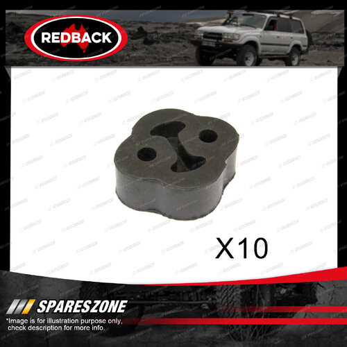 10 pcs Redback Brand Exhaust Rubber Mounts for Ford Laser Falcon Telstar Meteor