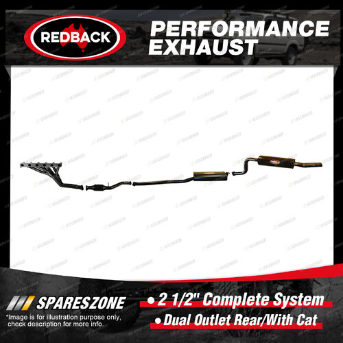 Redback 2 1/2" Complete System With Cat for Ford Falcon BA 09/02-09/05