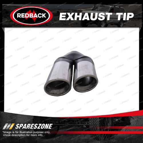 Redback Exhaust Tip Y-Piece Inner Cone - 2-1/4" In 2x3" Out 9" Long RYP013