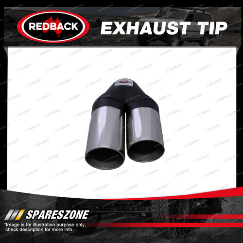 Redback Exhaust Tip Y-Piece Inner Cone Staggered - 2-1/4" In 2x3" Out