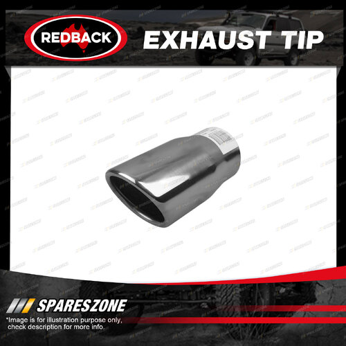 Redback Exhaust Tip Angle Cut / Rolled In for Ford Mustang 08/2014-06/2018