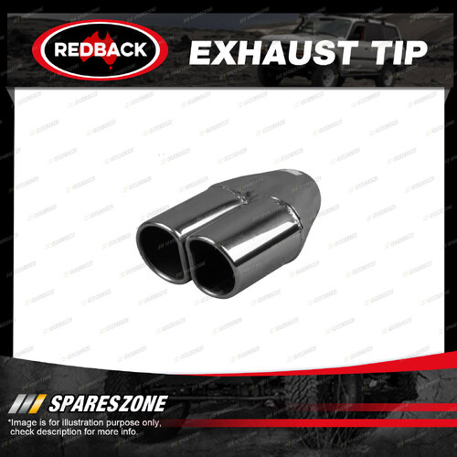 Redback Exhaust Tip 57mm In 57mm Out for Holden Commodore VX 10/2000-09/2002