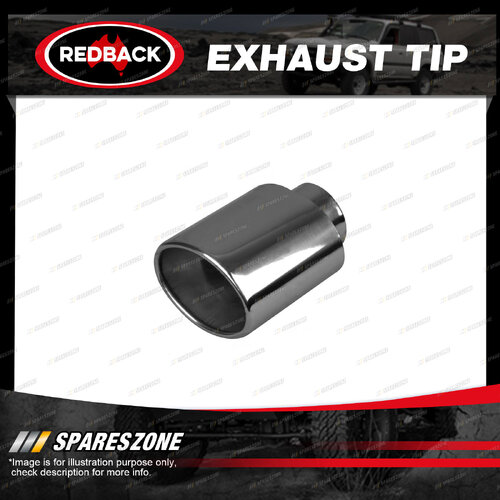 Redback Exhaust Tip 57mm In 114mm Out for Holden Statesman VQ 01/1990-1994