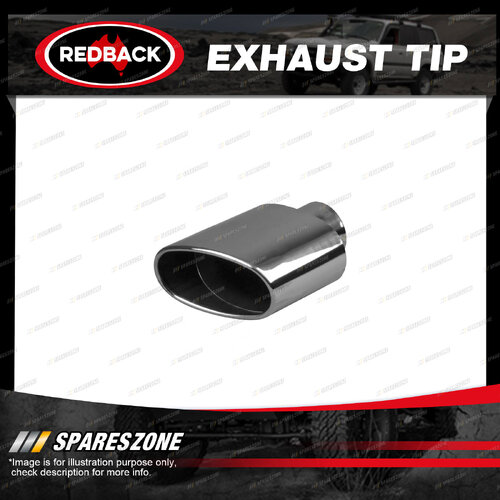 Redback Exhaust Tip 57mm In 138mm Out 203mm Long for Ford Falcon AU