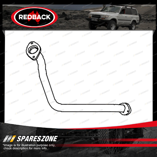 Redback Engine Pipe for Mitsubishi Pajero NA NB NC ND NE NF NG NH NJ NK NL 2.5L