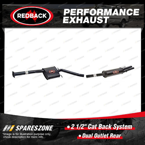 Redback 2 1/2" Cat Back System Dual Outlet Rear for HSV XU6 VT VX 3.8L 98-02