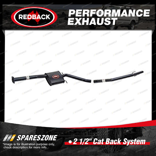 Redback 2 1/2" Cat Back System for HSV XU6 VT VX 3.8L Petrol 03/1998-12/2002