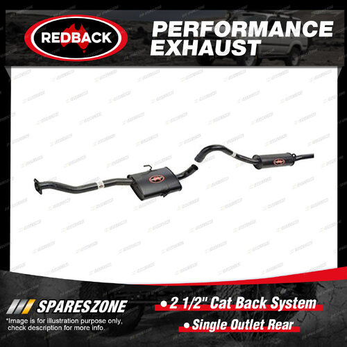 Redback Exhaust System 1 Outlet Rear for Holden Commodore Calais VS W/Solid Axle