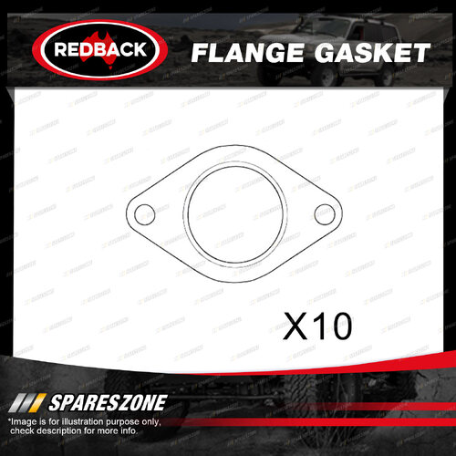 10 pcs Redback Flange Gaskets for Subaru Liberty Outback Forester 01/89-12/08
