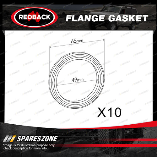 10 Redback Flange Gasket for Toyota Corolla Spacia Hilux Camry Landcruiser Rav 4