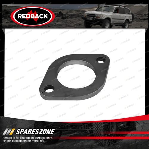 Redback 2 Bolts Flange Plate - ID 57mm Width 80mm Thickness 8mm Mild Steel