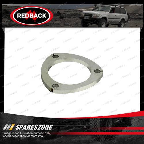 Redback 3 Bolts Flange Plate - ID 76mm Thickness 8mm Stainless Steel