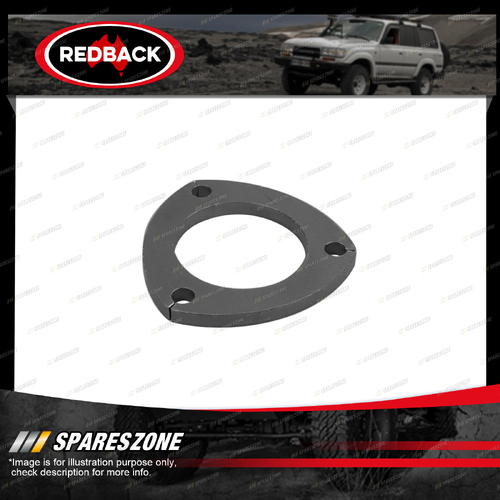 Redback 3 Bolts Flange Plate - Inside Diameter 89mm Thickness 8mm Mild Steel