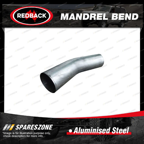 Redback Mandrel Bend 30 Degree - Outside Diameter 51mm 2" Aluminised Steel