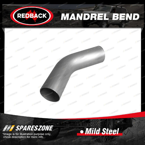 Redback Mandrel Bend 45 Degree - Outside Diameter 35mm 1-3/8" Mild Steel