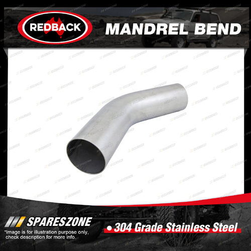 Redback Mandrel Bend 45 Degree - OD 45mm 1-3/4" 304 Grade Stainless Steel