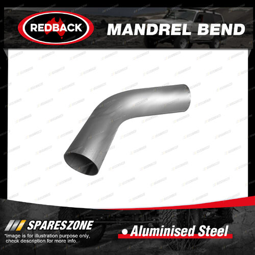 Redback Mandrel Bend 60 Degree - Outside Diameter 57mm 2-1/4" Aluminised Steel