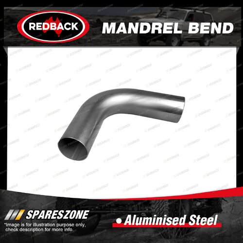 Redback Mandrel Bend 90 Degree - Outside Diameter 38mm 1-1/2" Aluminised Steel