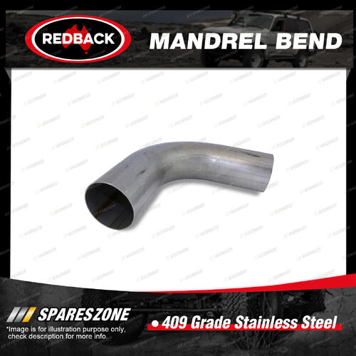 Redback Mandrel Bend 90 Degree - OD 57mm 2-1/4" 409 Grade Stainless Steel