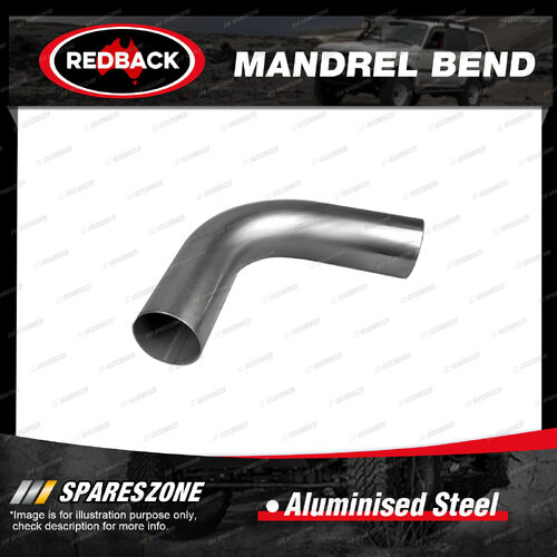 Redback Mandrel Bend 90 Degree - Outside Diameter 57mm 2-1/4" Aluminised Steel