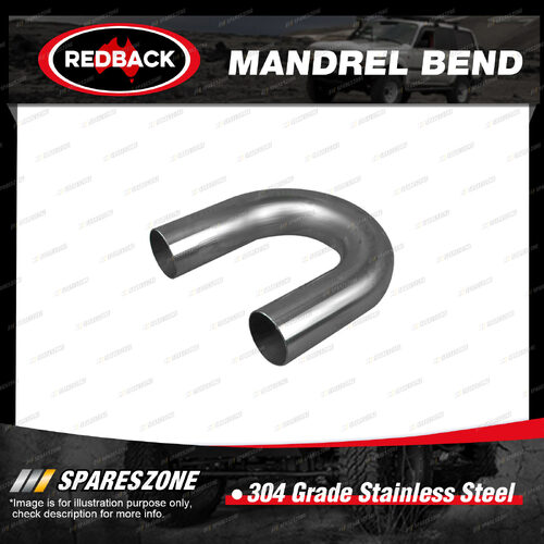 Redback Mandrel Bend 180 Degree - OD 38mm 1-1/2" 304 Grade Stainless Steel