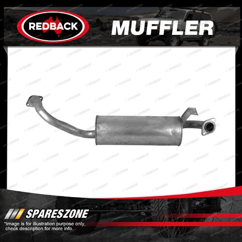 Redback Centre Muffler for Toyota Landcruiser FZJ80 4.5L 01/1992-01/1998