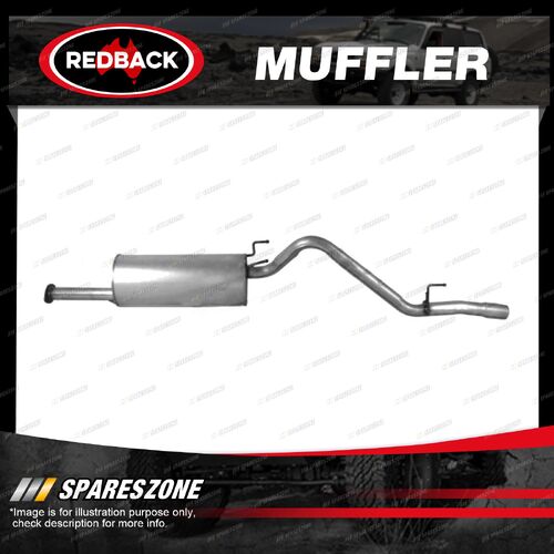 Redback Muffler for Toyota Hilux LN147 RZN147 RZN149 2WD Only 01/1997-04/2005