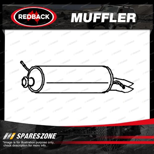 1 piece of Redback Brand Muffler for Citroen C5 02/2005 - 05/2006