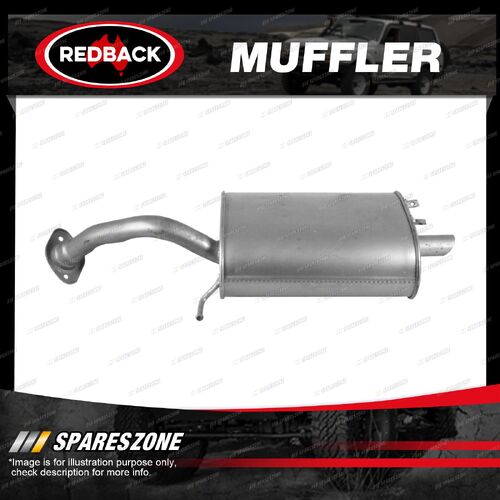 Redback Rear Muffler for Toyota Corolla AE92 Hatchback 01/1989-01/1994