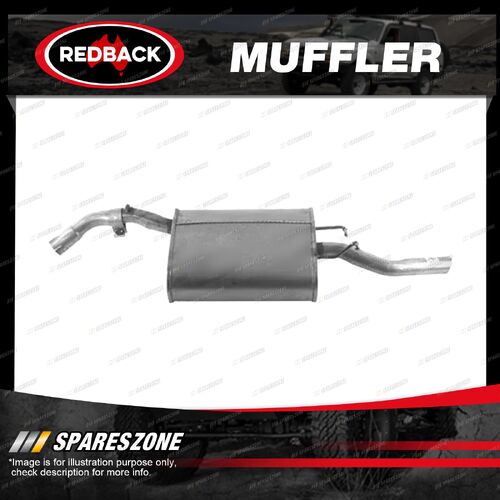 Redback Rear Muffler for Daewoo Nubira 2.0 Litre DOHC Sedan 11/1999-On