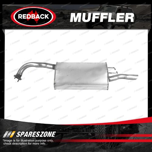 Redback Rear Muffler for Daewoo Leganza 2.0 Litre DOHC 07/1997-01/2004