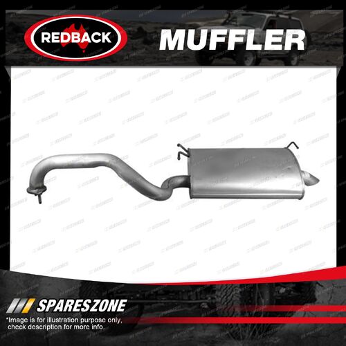 Redback Rear Muffler for Ford Falcon BA BF 4.0 5.4L 3V IRS Sedan 01/2002-12/2014