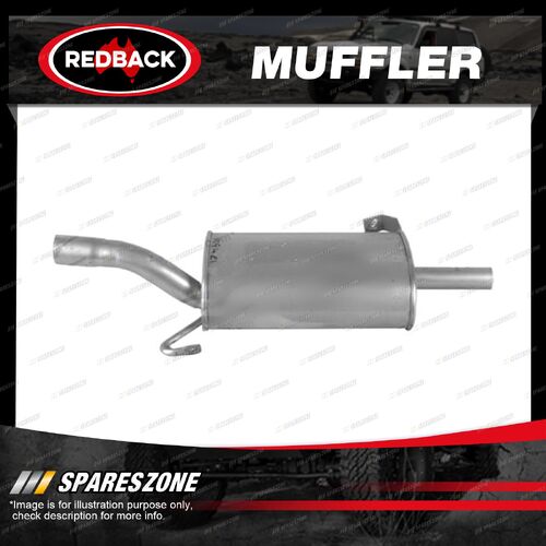 Redback Rear Muffler for Holden Astra LD 1.6L 1.8L Hatch 01/1987-01/1989