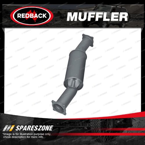 Redback Extreme Duty 5" Round Resonator Muffler Offset/Clocked Offset