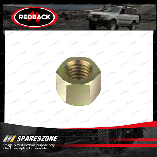 Redback Brass Nut Thread 3/8" UNC Hex 14.3mm Length 11.5mm for Holden