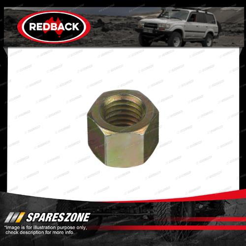 Redback Steel Nut Thread M10 x 1.5 Hex 14.3mm Length 11mm for Volvo