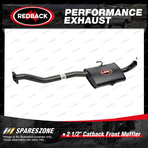 Redback 2 1/2" Catback Front Muffler Assembly for Holden Commodore VS 95-97