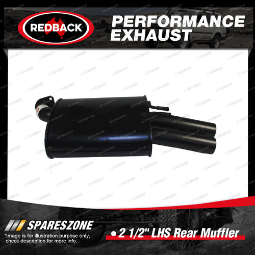 Redback 2 1/2" LHS Rear Muffler Assembly for HSV Clubsport R8 GTS Senator VE